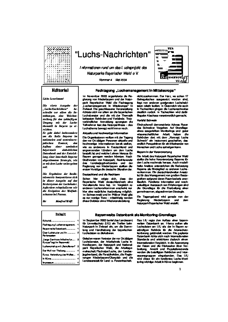 Luchs-Nachrichten 4