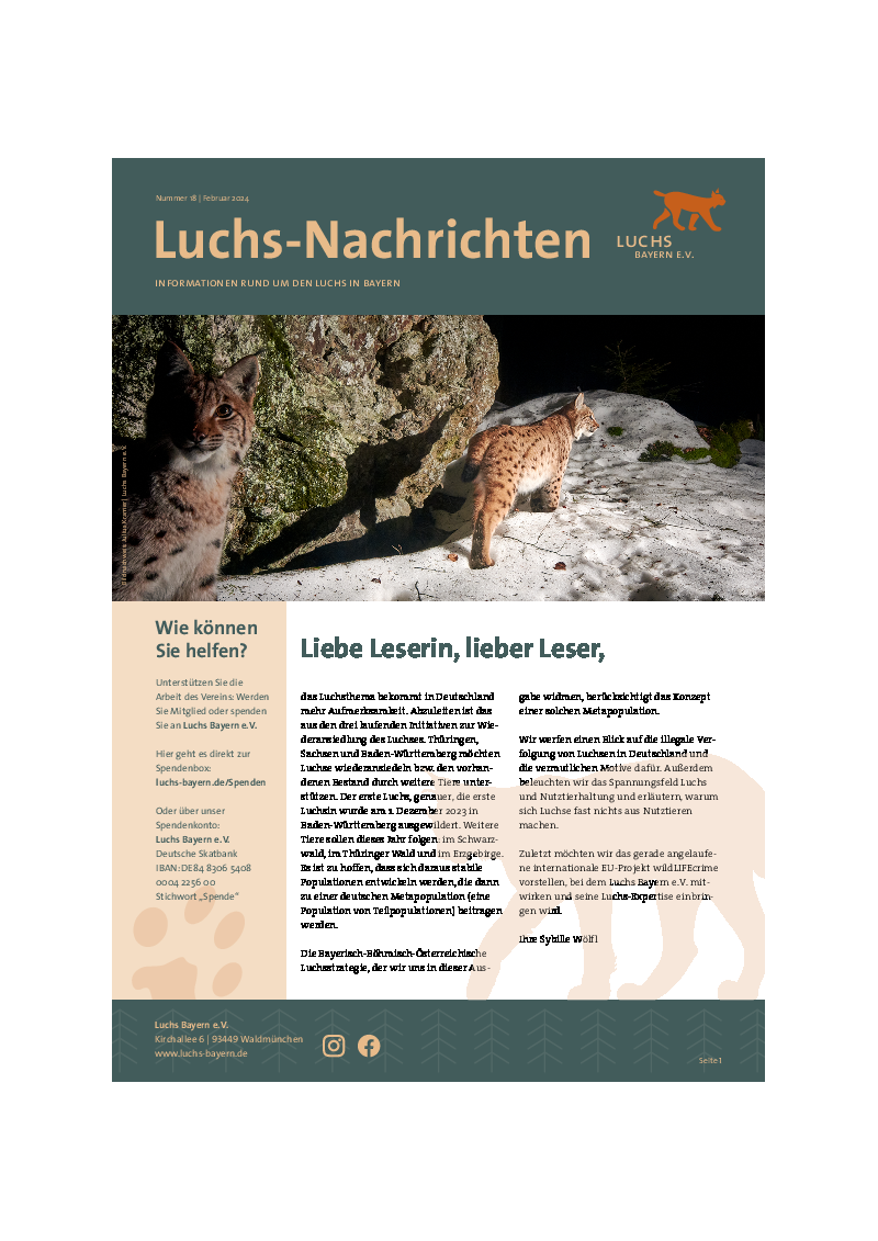 Luchs-Nachrichten 18