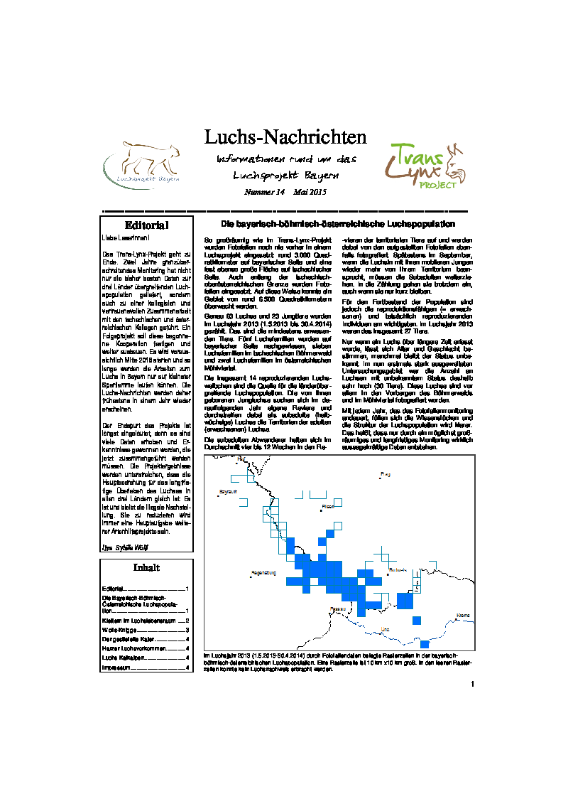 Luchs-Nachrichten 14