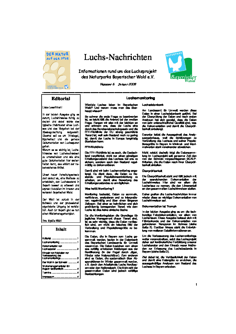 Luchs-Nachrichten 6